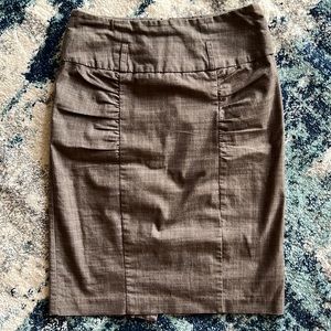 IZ Byer Light Brown Pencil Skirt